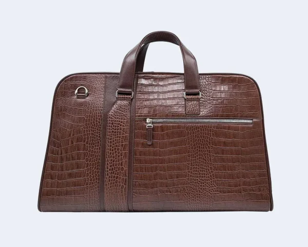 کیف سفری مردانه چرمی دافل کد D14 - 15