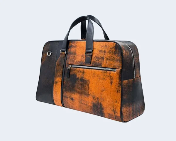 کیف سفری مردانه چرمی دافل کد D14 - 17