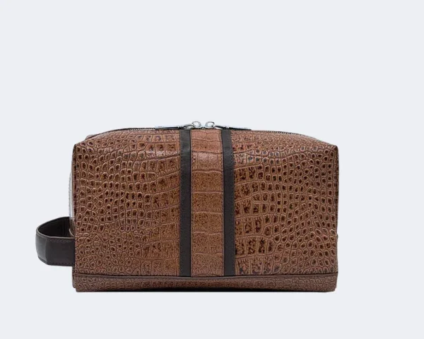 کیف دستی آرایشی مردانه چرمی کد DK15 - 24