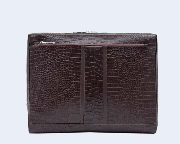 کیف دستی پوچ مردانه چرمی کد P112 - 06