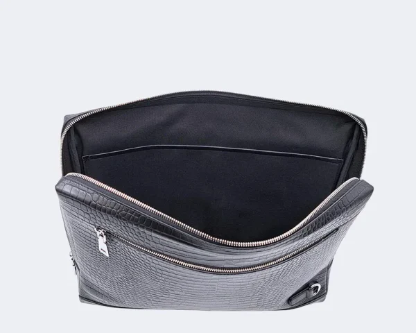 کیف دستی پوچ مردانه چرمی کد P112 - 08