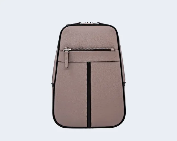 کوله پشتی یک طرفه مردانه چرمی کد S11 - 01