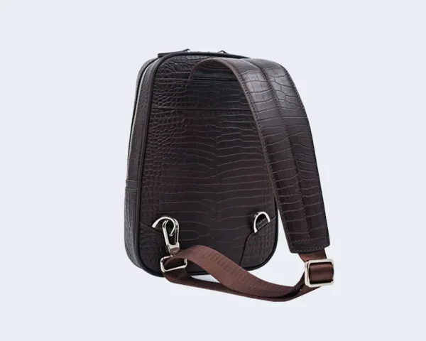 کوله پشتی یک طرفه مردانه چرمی کد S11 - 14