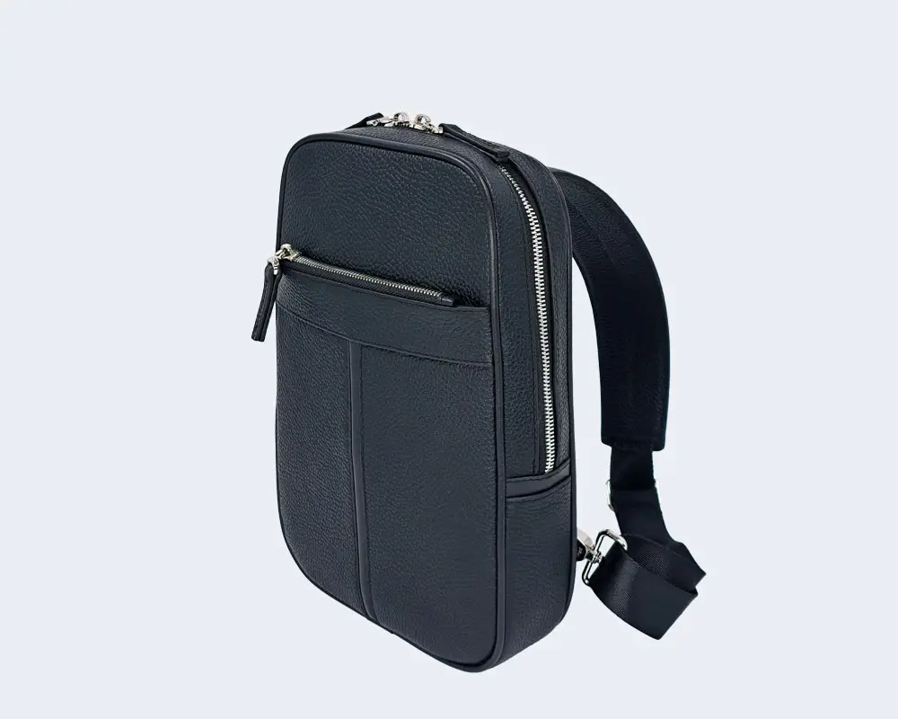 کوله پشتی یک طرفه مردانه چرمی کد S11