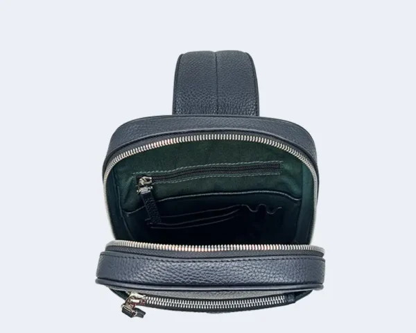 کوله پشتی یک طرفه مردانه چرمی کد S11 - 22