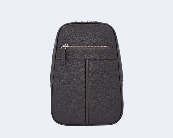 کوله پشتی یک طرفه مردانه چرمی کد S11 - 06