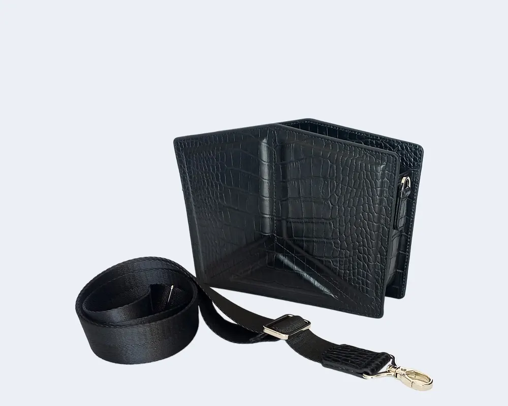 کیف کراس بادی زنانه چرمی کد CB21