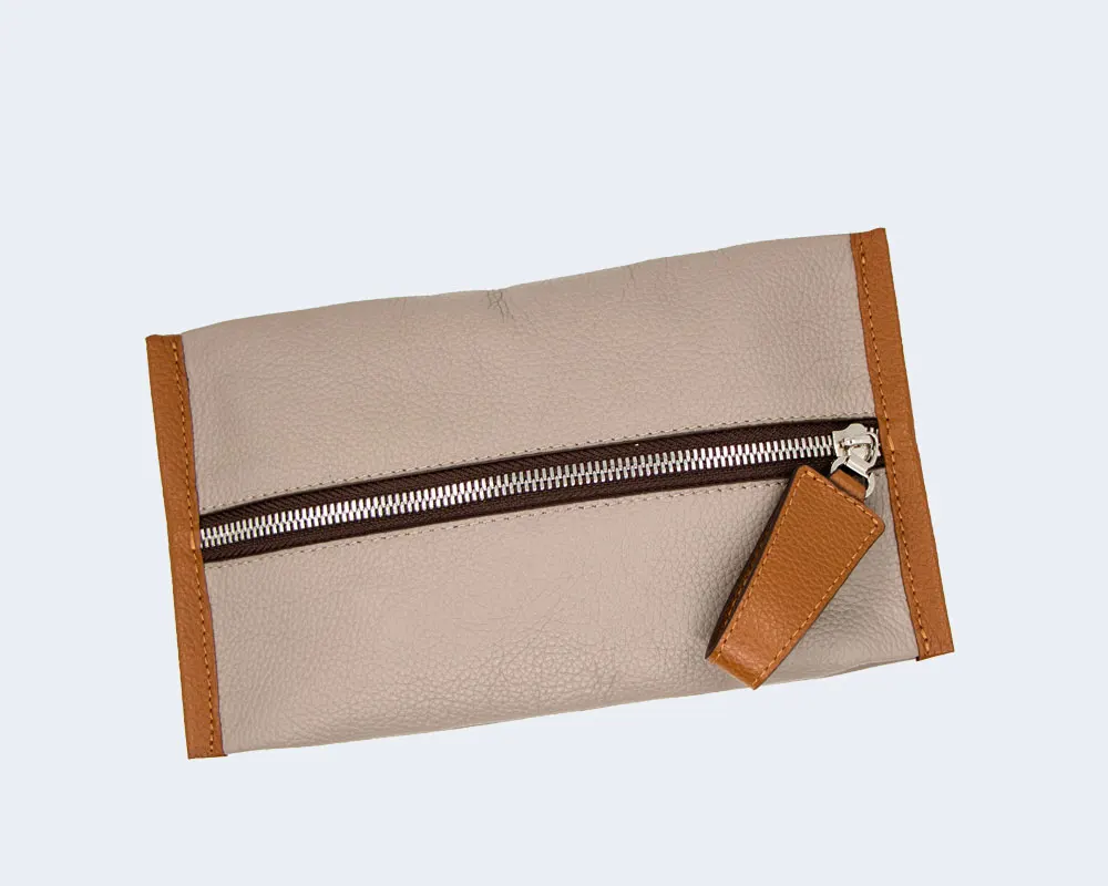 کیف آرایشی زنانه چرمی کد DK18
