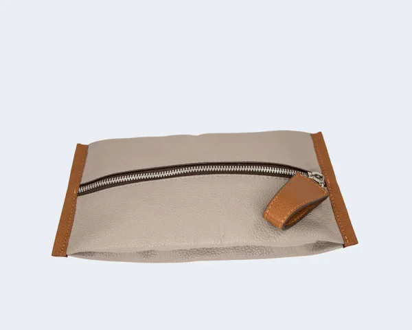 کیف آرایشی زنانه چرمی کد DK18 - 02