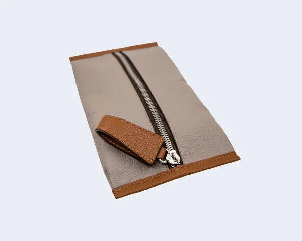 کیف آرایشی زنانه چرمی کد DK18 - 04